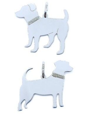 Silver 925  Jack Russel dog pendant