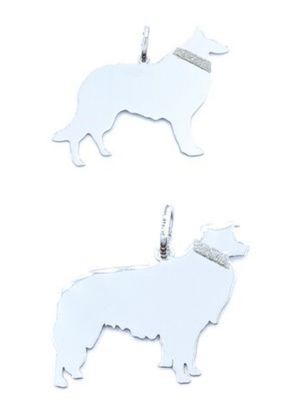 Silver 925 Collie(LASSIE) or Border Collie pendant