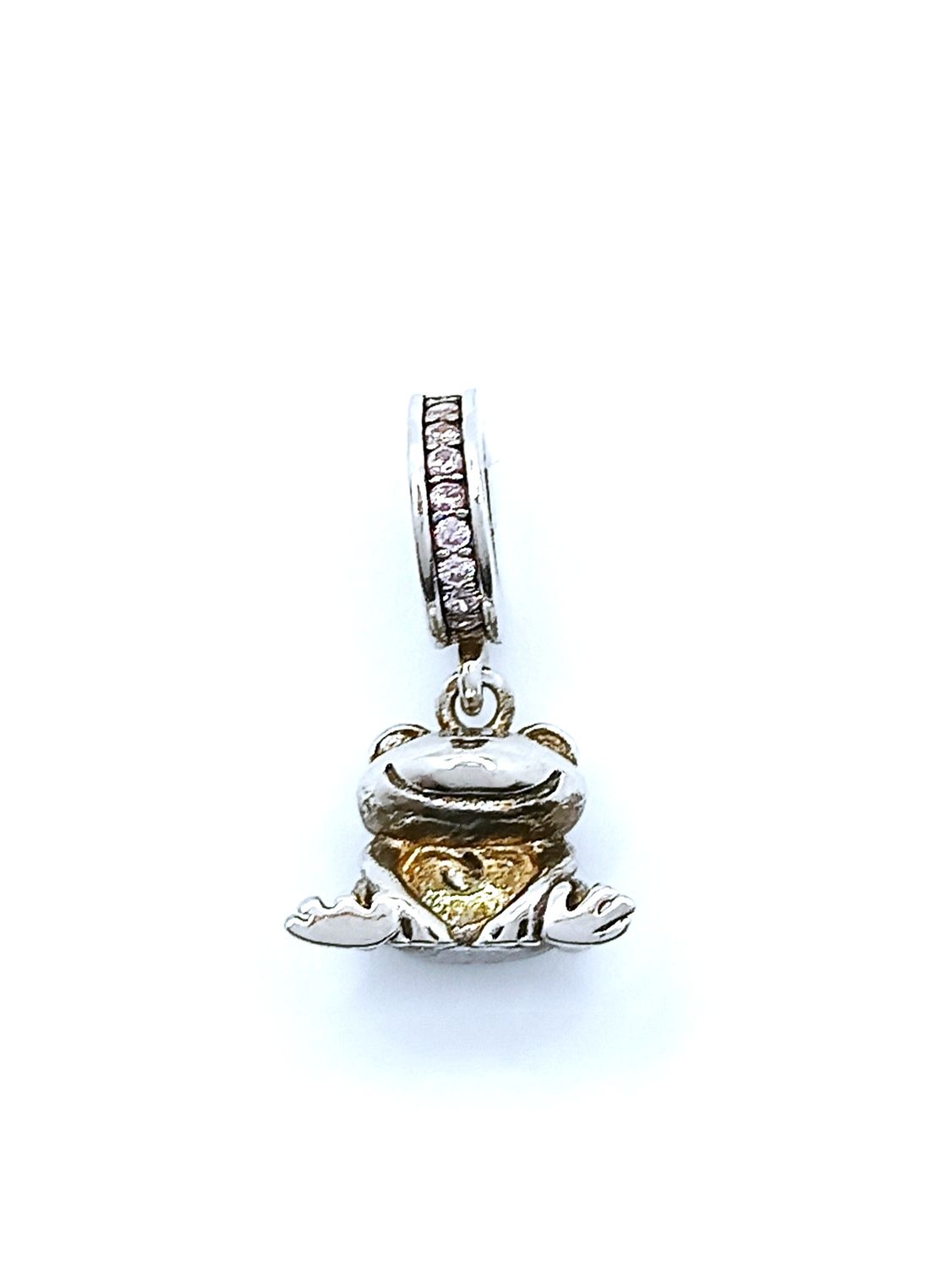 Silver 925 frog or car pendant charm bracelet, MODEL-SIZE: 1-Charm Height : 1.8cm-Width : 1cm