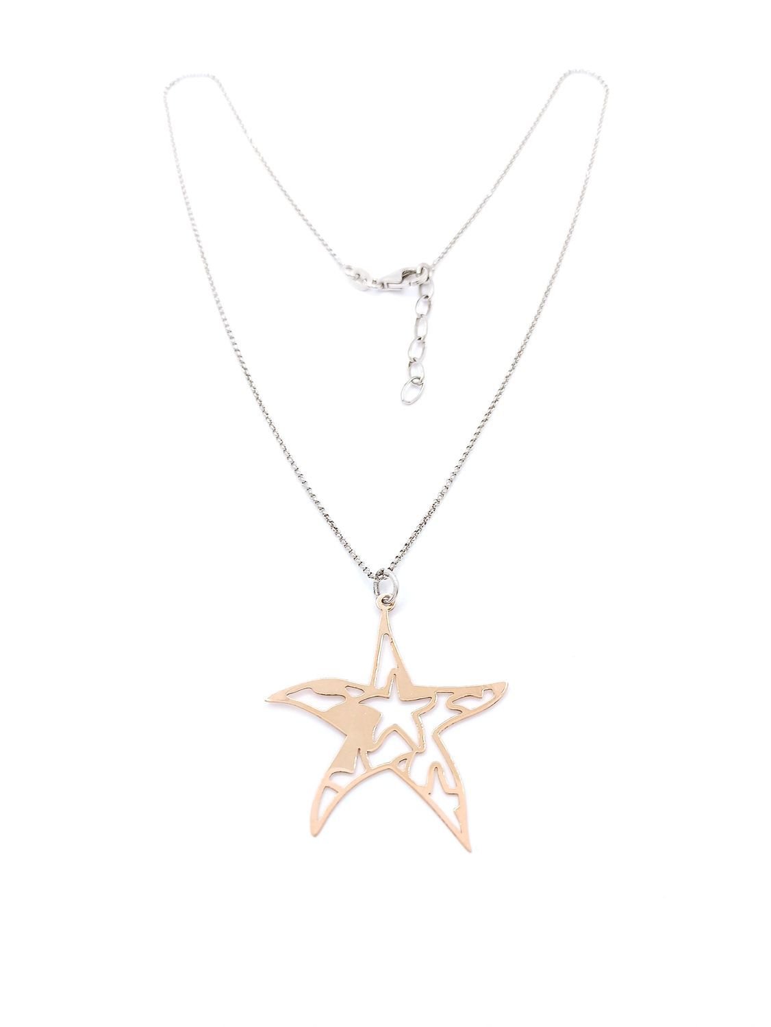 Silver 925 sea star necklace