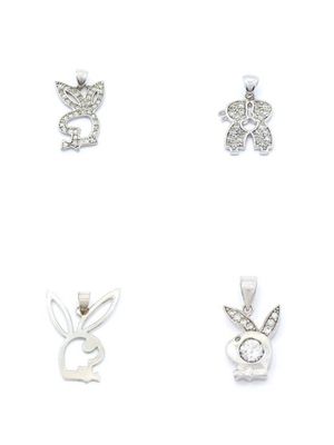 Silver 925 white stone playboy or boy &amp; girl pendant