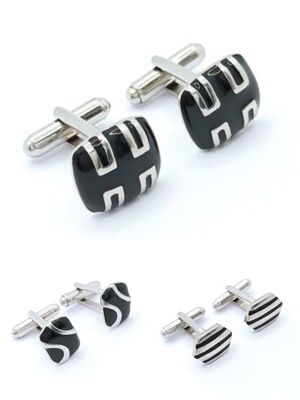 Silver 925 handmade modern cuffinks