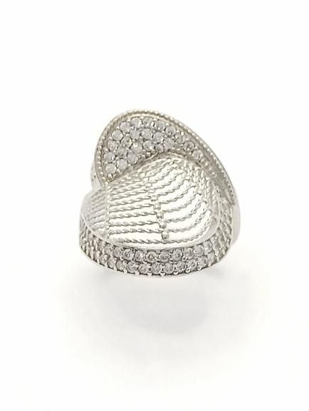 Silver 925 wide modern white stone ring, MODEL-DESIGN SIZE-RING SIZE: 1 Ring Height :approx. 2.1x2cm-SIZE 56 EUR P UK 8 USA