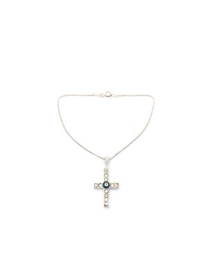 Silver 925 talisman car charm cross crucified Christ, MODEL-CROSS SIZE-CHAIN LENGTH: 1-Cross Height : 2.9cm-Width : 1.5cm-Chain Length : 18cm