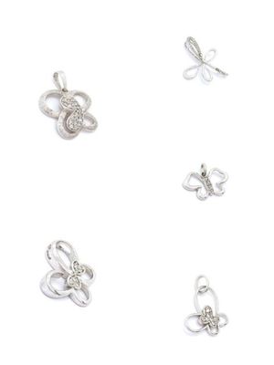 Silver 925 stone butterfly pendant