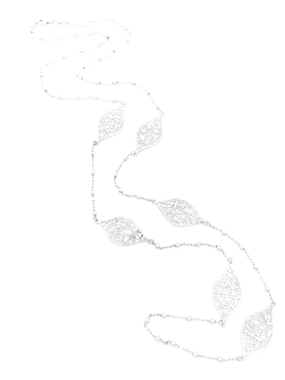 Silver 925 modern diamond cut long necklace, MODEL-DESIGN SIZE-CHAIN LENGTH: 1-Design Height: 3cm-Width: 1.6cm-Chain Length: 93cm