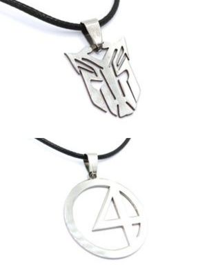 Stainless steel transformer  cord necklace