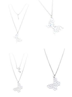 Silver 925 butterfly necklace