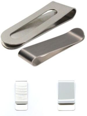 Stainless steel silver money clip