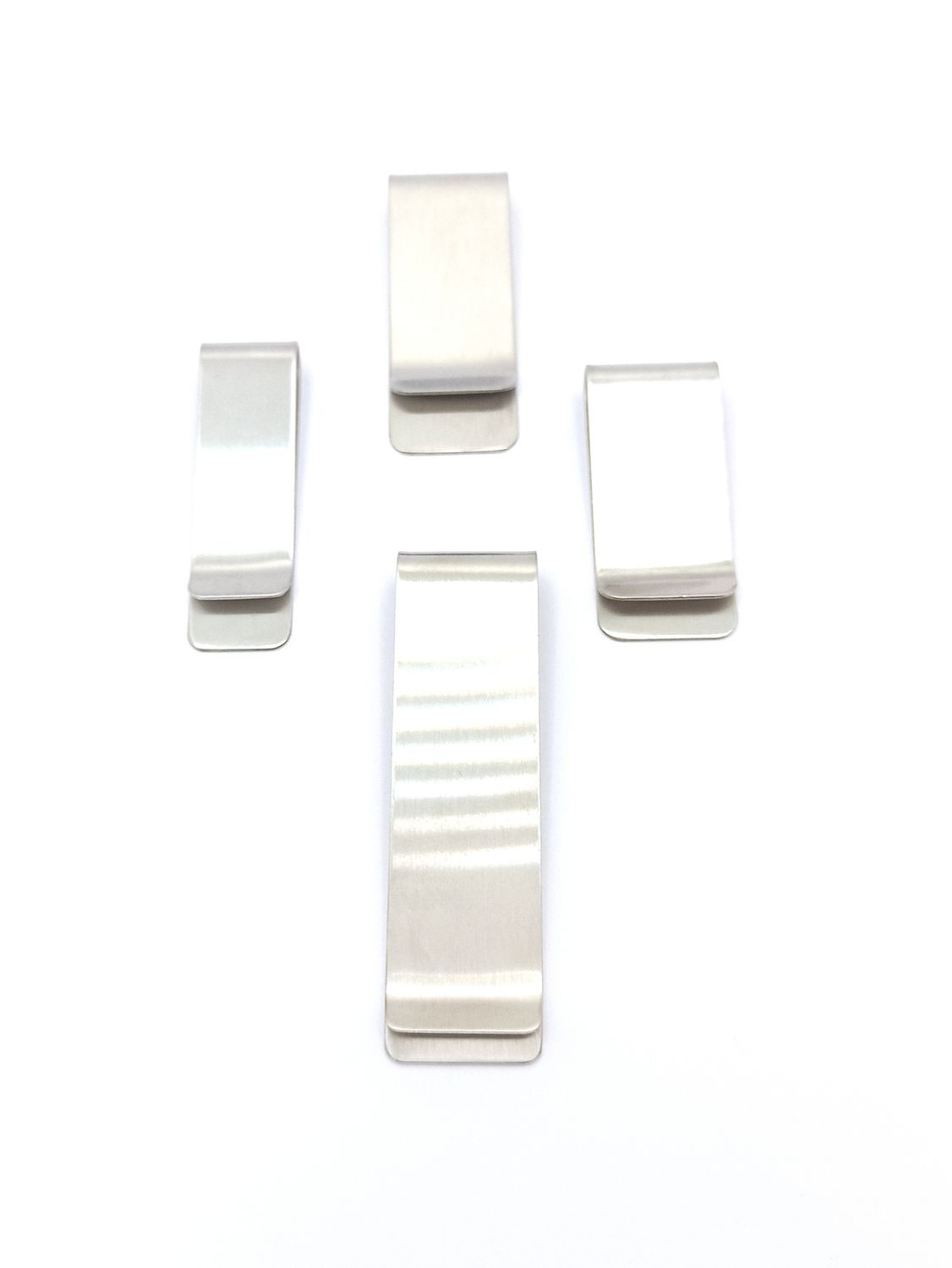 Stainless steel silver money clip