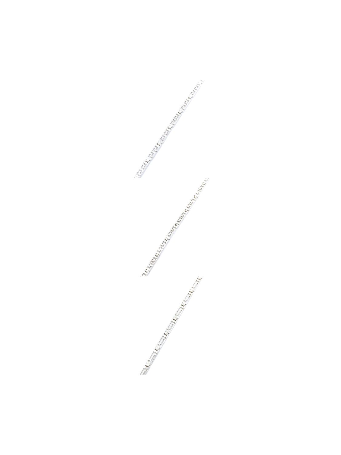 Silver 925 Meandros design hand bracelet