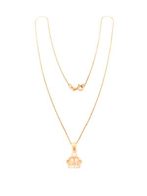 Silver 925 crown design necklace