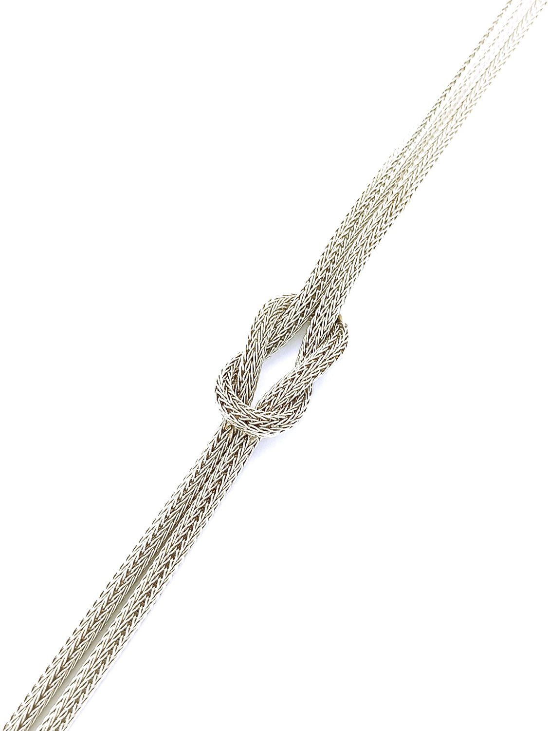 Silver 925 hand bracelet knot design
