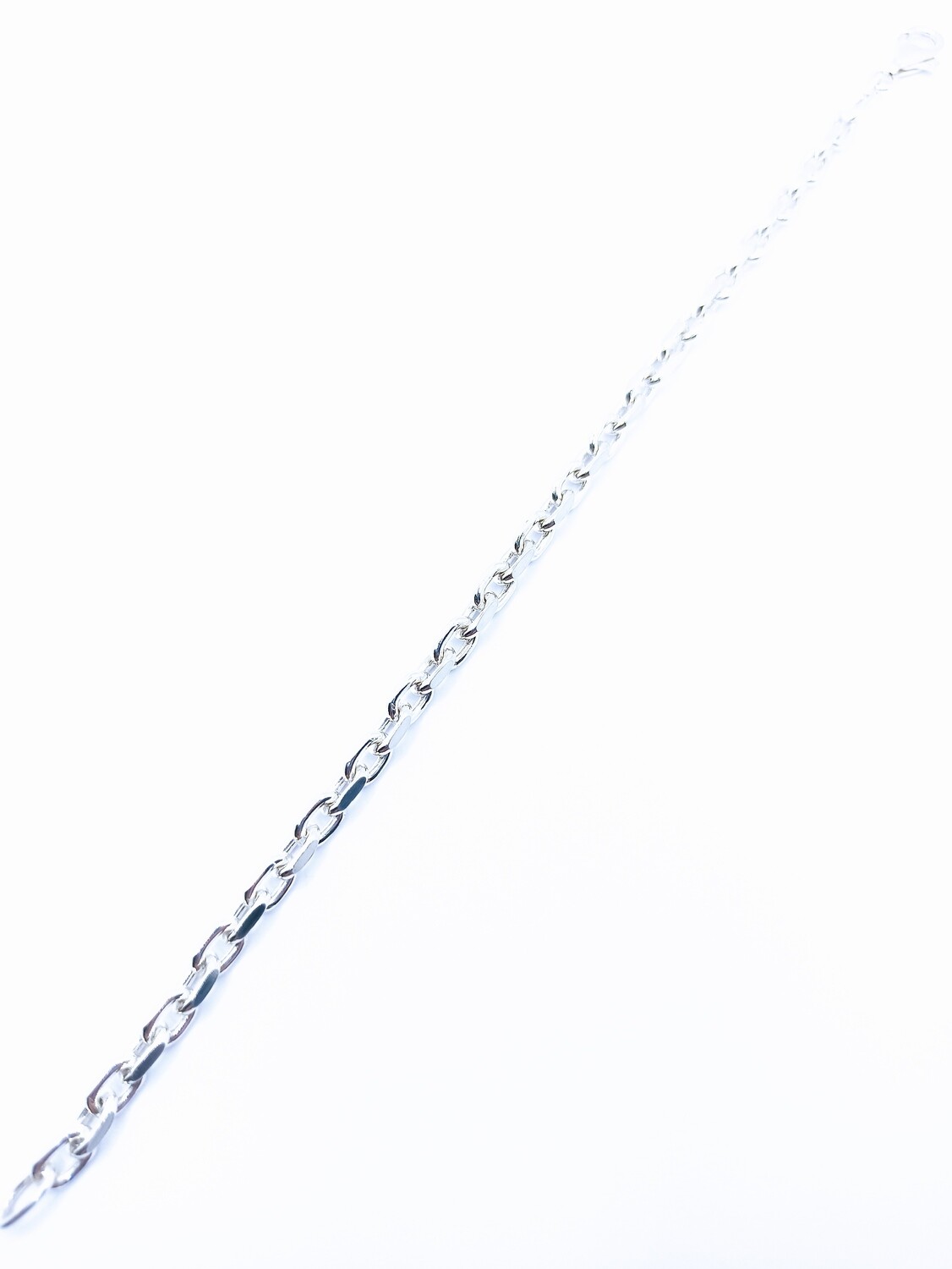 Silver 925 Solid flat circles men  bracelet