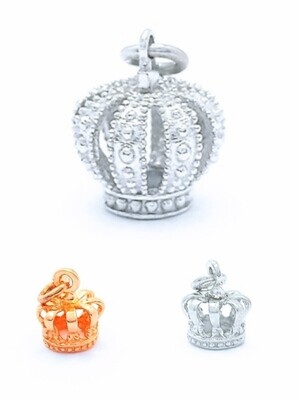 Silver 925 crown design pendant