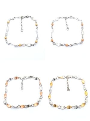 Silver 925 handmade diamond scratch hand bracelet