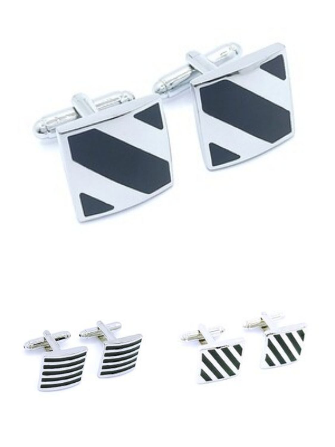 Stainless steel 316L square design cufflinks