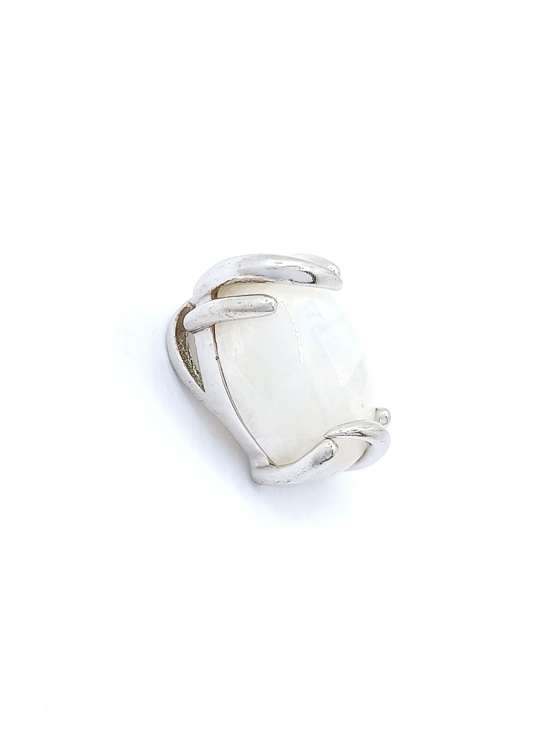 Silver 925 modern moonstone pendant