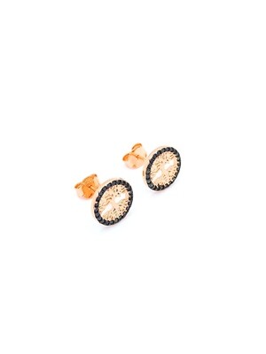 Silver 925 Tree Of Life design stud earrings