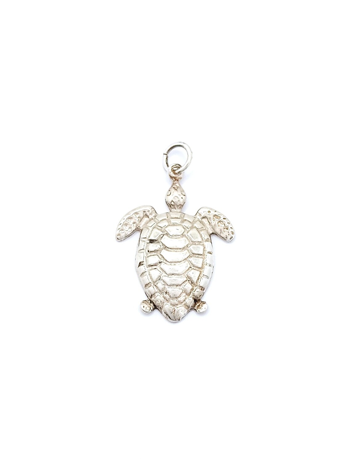 Silver 925 sea turtle pendant, MODEL-SIZE: 1 Pendant height : 3cm-Width : 2cm