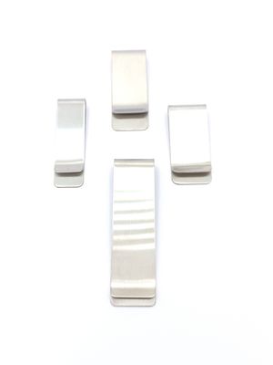 Stainless steel silver money clip
