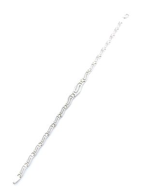 Silver 925 Meandros design hand bracelet