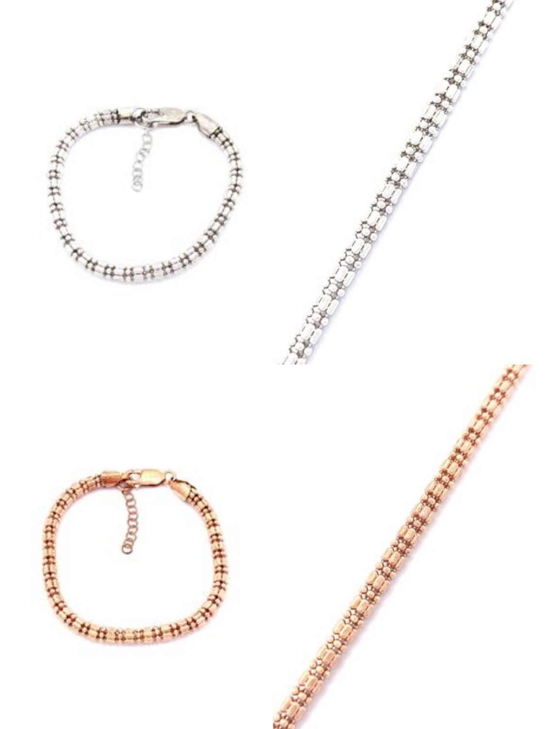 Silver 925 six-strand bracelet