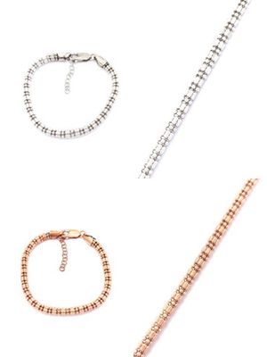 Silver 925 six-strand bracelet