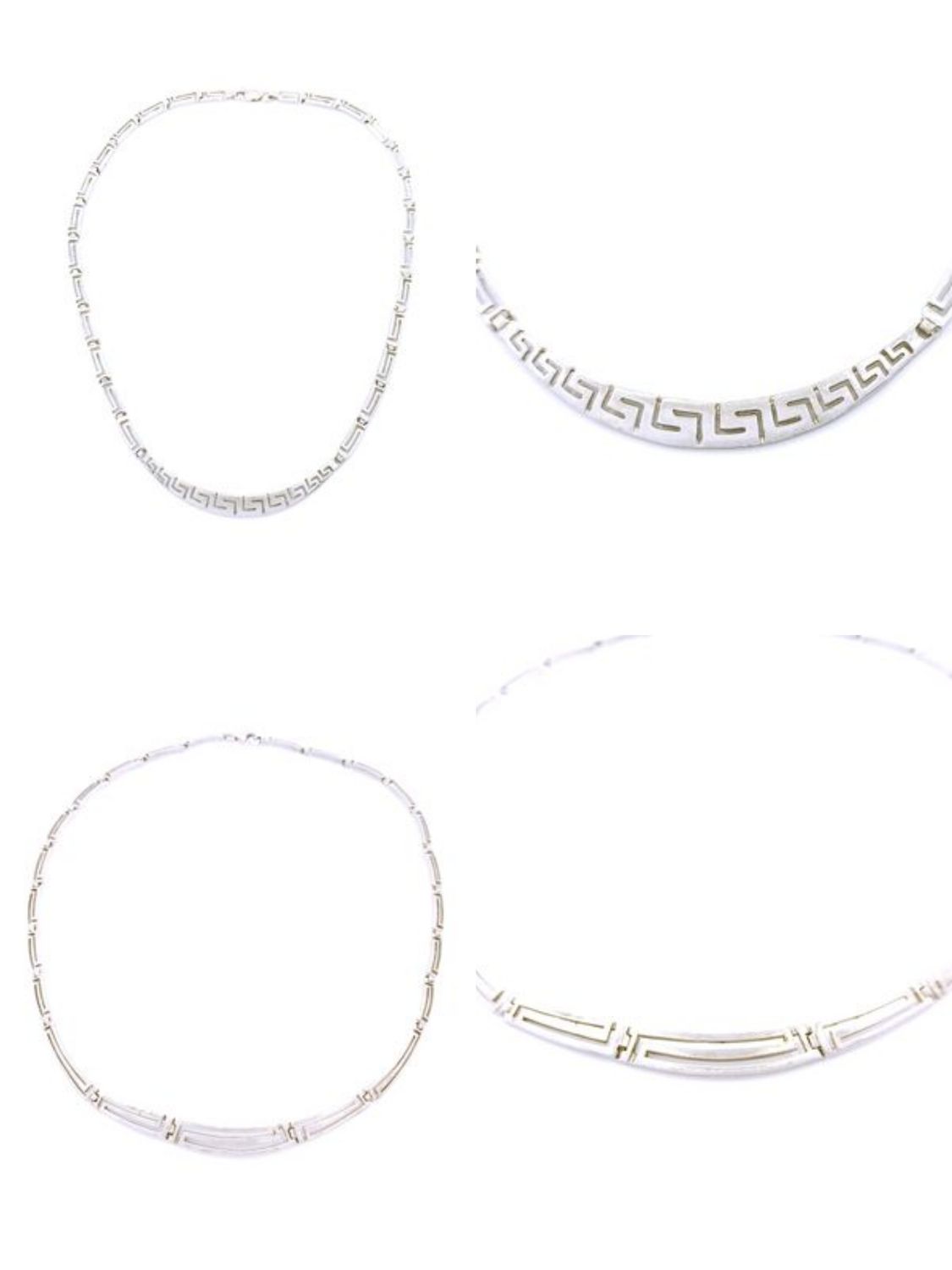 Silver 925 solid handmade Greek necklace