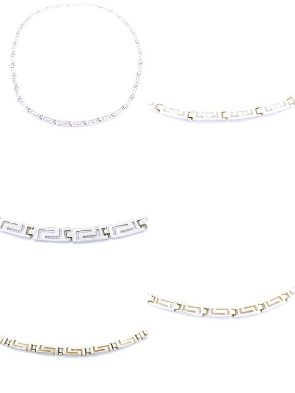 Silver 925 solid handmade Greek necklace