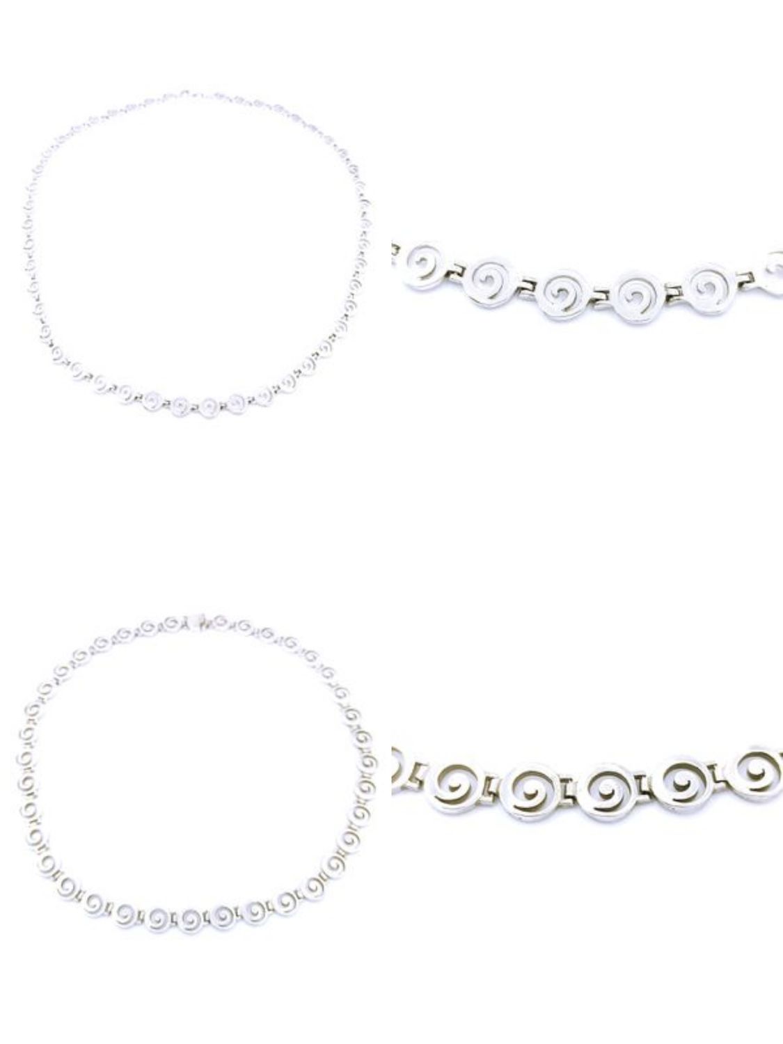 Silver 925 solid handmade Greek circle of life necklace