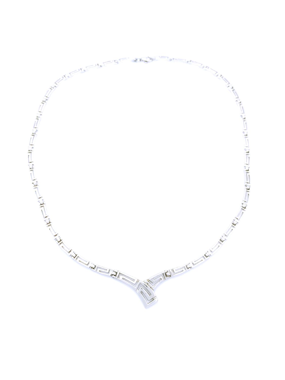 Silver 925 solid handmade Greek necklace