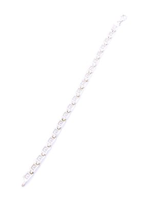 Silver 925 Meandros design hand bracelet