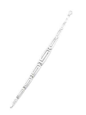 Silver 925 Meandros design hand bracelet