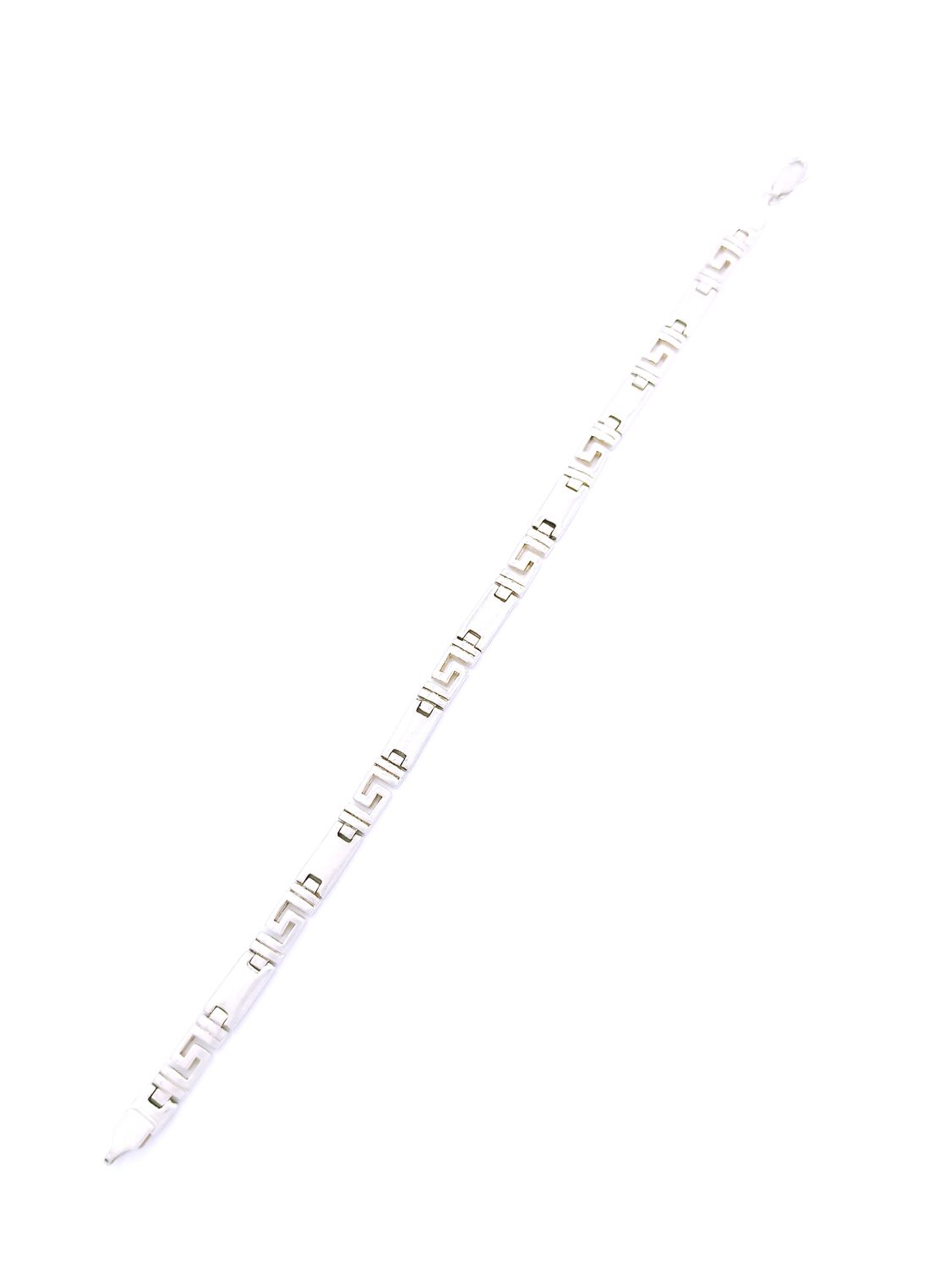 Silver 925 Meandros design hand bracelet