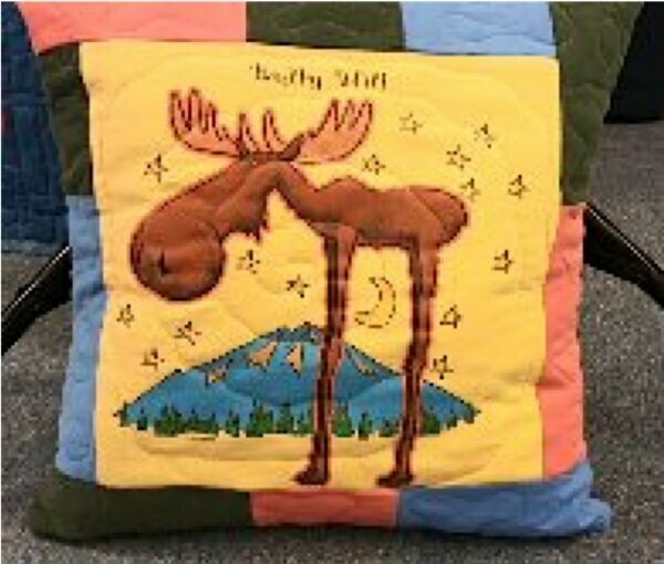 16" Quilted Mosaic T-Shirt Pillow
