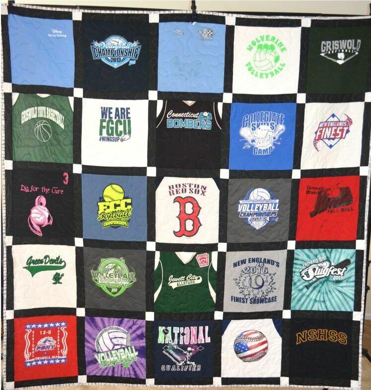 STADIUM Checkerboard T-Shirt Quilt (25 Shirts)