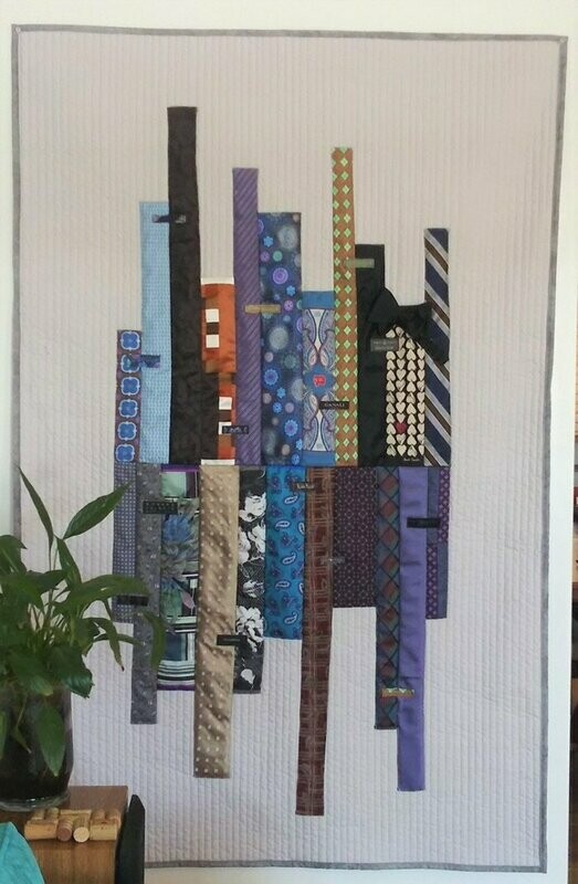 40"x60" Modern Tie Quilt (15-20 Ties)