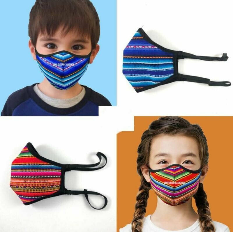 Andean loom mask.