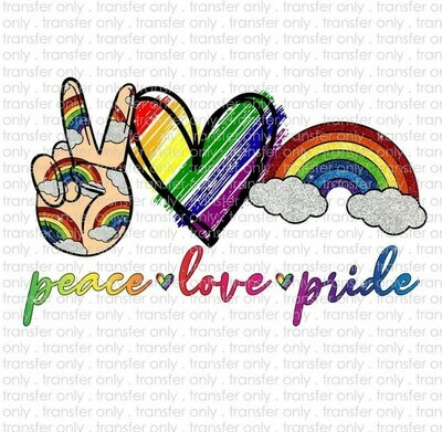 Peace Love Pride T-shirt