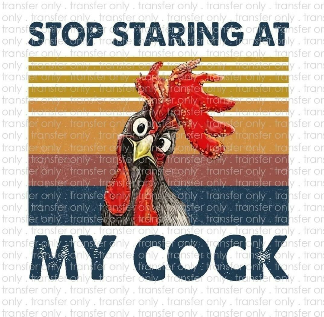 Stop Staring At My C**K T-shirt
