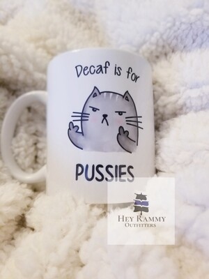 11oz Mug Decaf Cat