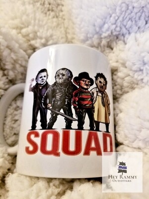 11oz Mug Horror Killers Squad