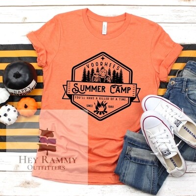 Voorhees Summer Camp Black T-shirt