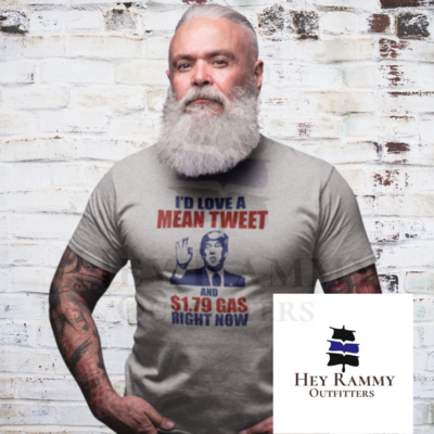 Trump Mean Tweet and Gas Prices Unisex T-shirt