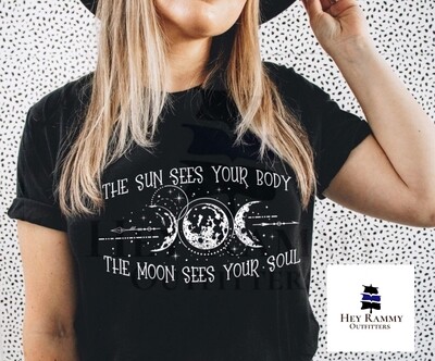 Sun and Moon Unisex T-shirt