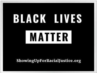 Black Lives Matter Lawn Sign