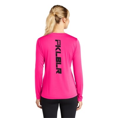 Ladies V-Neck Performance Long Sleeve Pickleball Shirt