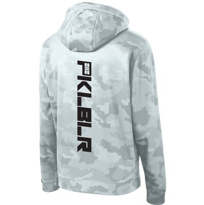 Youth CamoHex Fleece Hooded Pickleball Pullover
