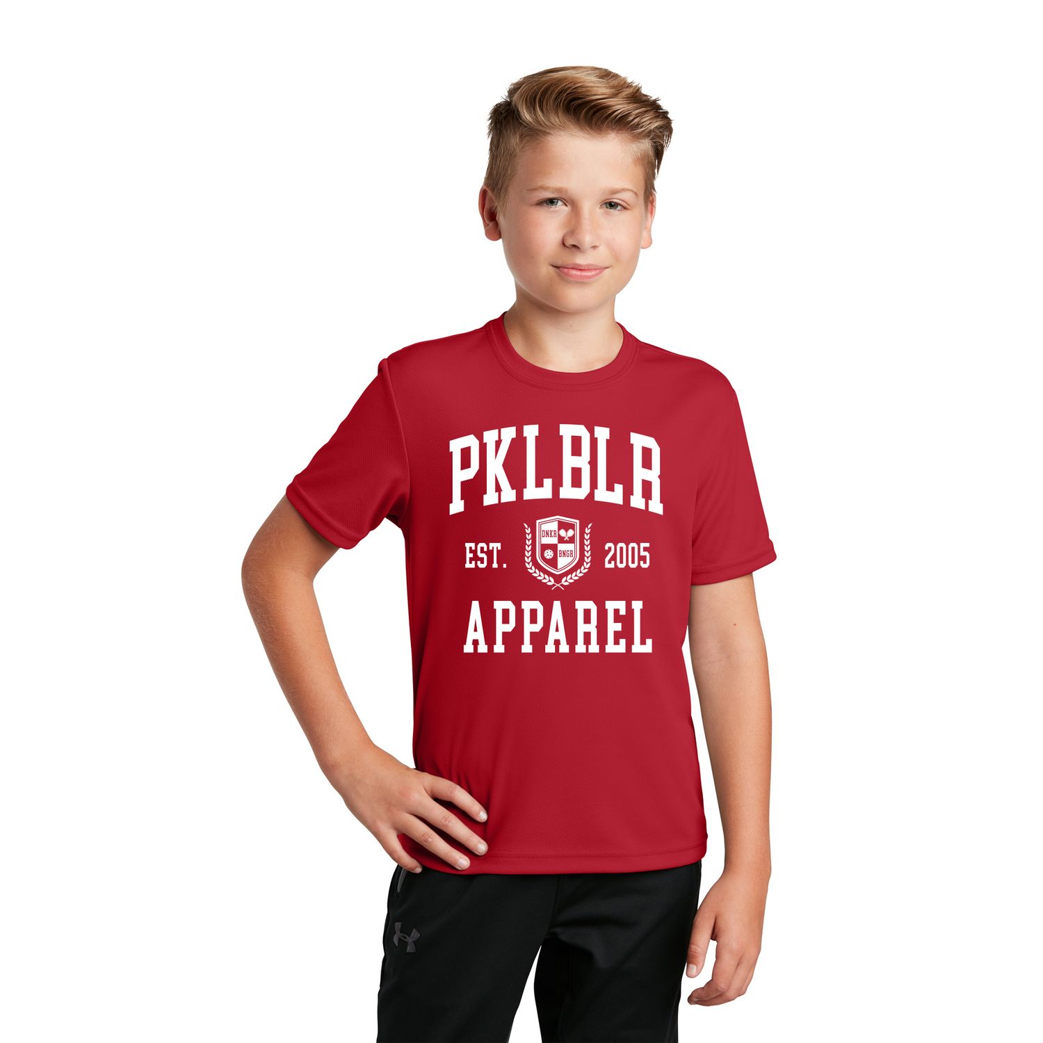 Youth RacerMesh Collegiate Tee